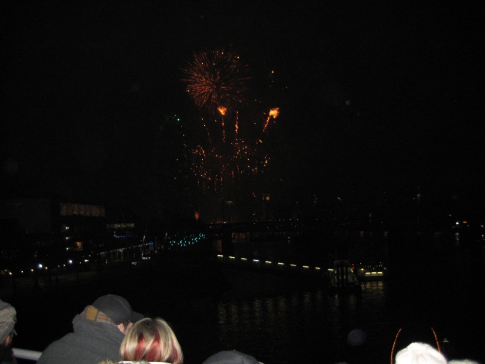 Fireworks at London Eye